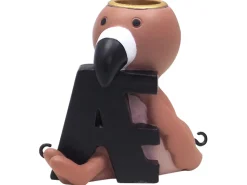 Æ bogstav med flamingo til navnetog