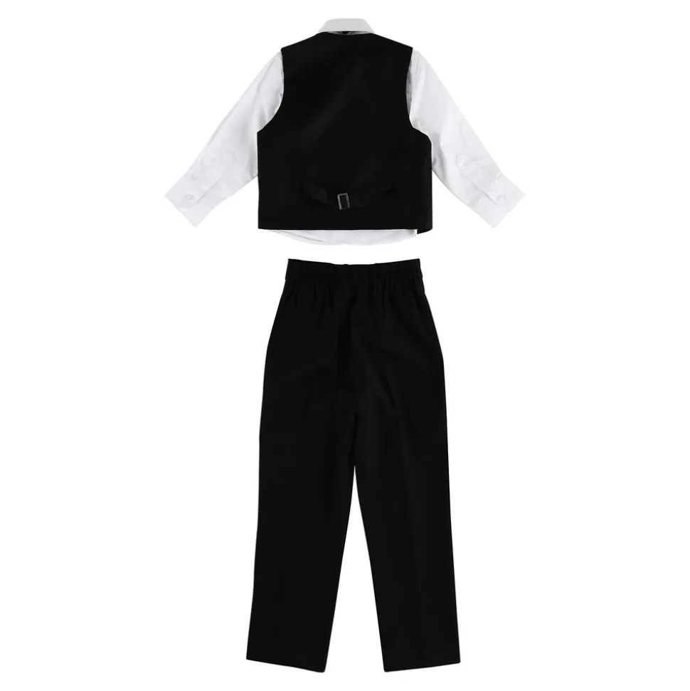 4 Delt Festsæt - Sort/Hvid