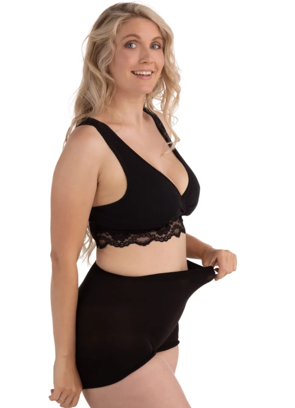 2 pak. Graviditets/hospital trusse - sort