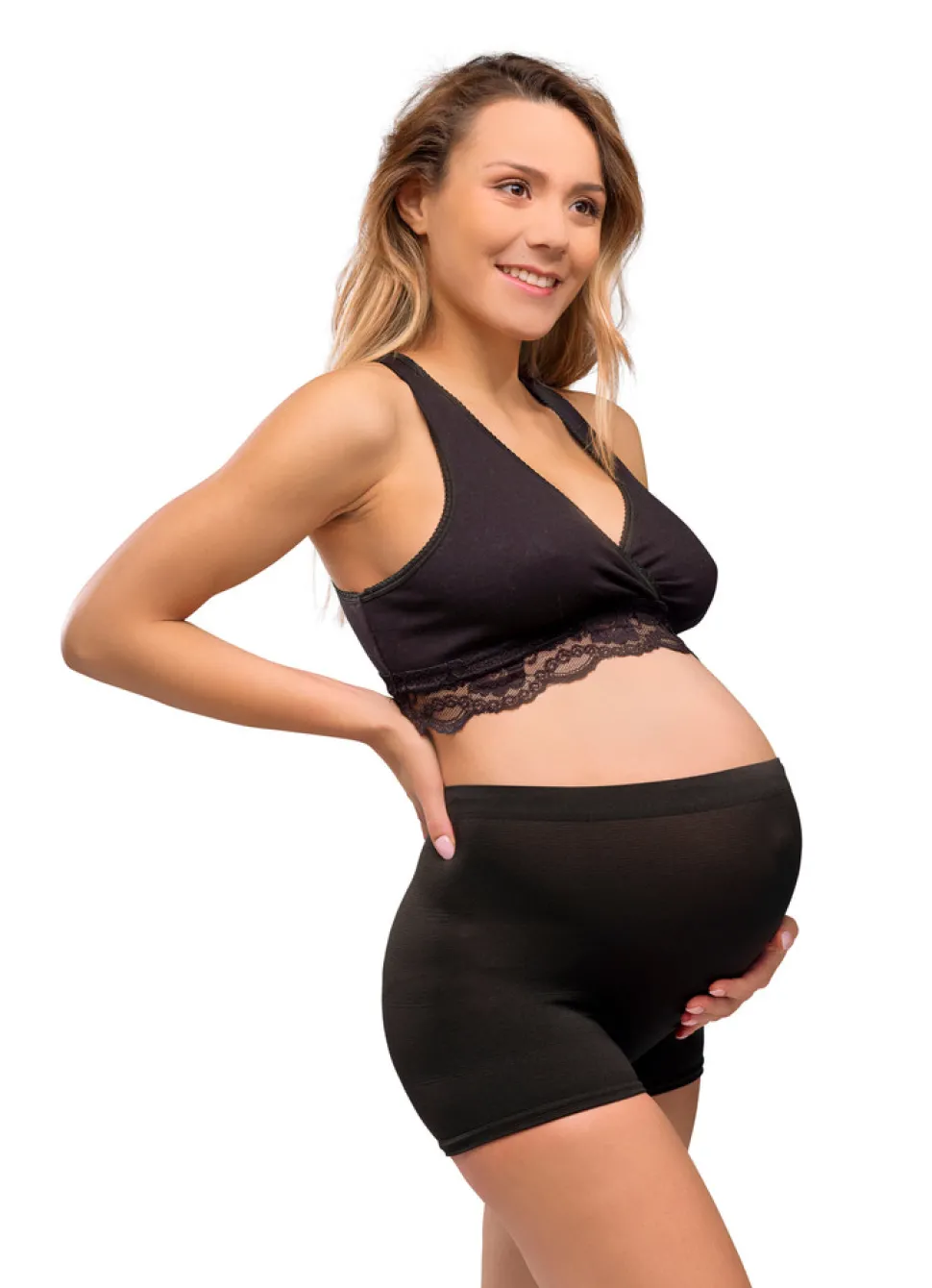 2 pak. Graviditets/hospital trusse - sort