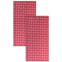2 pak håndklæde 70x140 med æbler - Sea pink