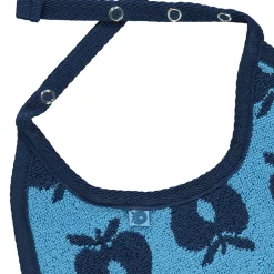 2 pak lille hagesmæk med æbler - Blue grotto