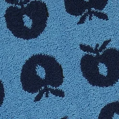 2 pak lille hagesmæk med æbler - Blue grotto