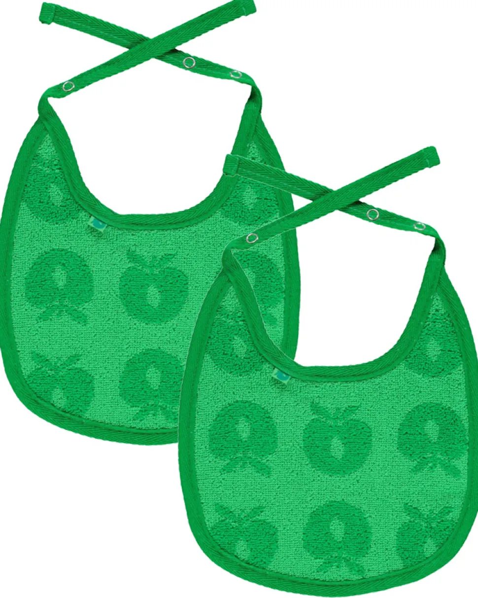 2 pak lille hagesmæk med æbler - Apple green