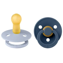 2 pk Colour Latex Size 2 Dusty Blue/Steel Blue