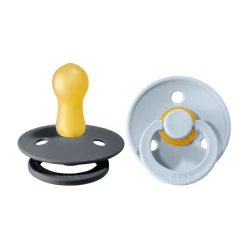 2 pk. Colour sut 6-18 mdr. latex - iron/baby blue