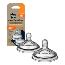 2 stk Anti-kolik flaskesut 6+ mdr (Fast)