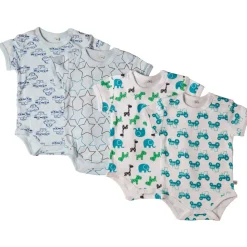 4 Stk K/Æ Bodystockings - Lyseblå 700