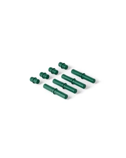 8 x Connector pegs Forest Green