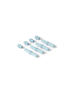 8 x Connector pegs Sky Blue