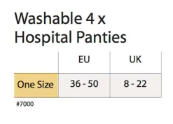 4 x hospitals trusser hvid