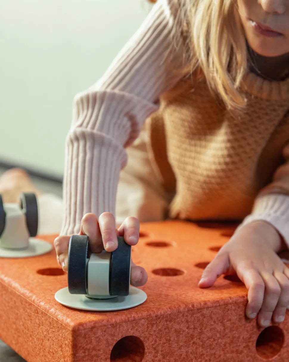 4 x Swirly wheels Dusty Green