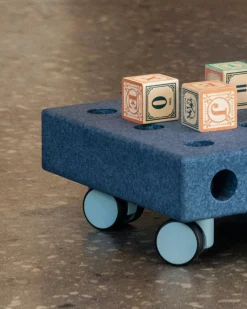 4 x Swirly wheels Sky Blue