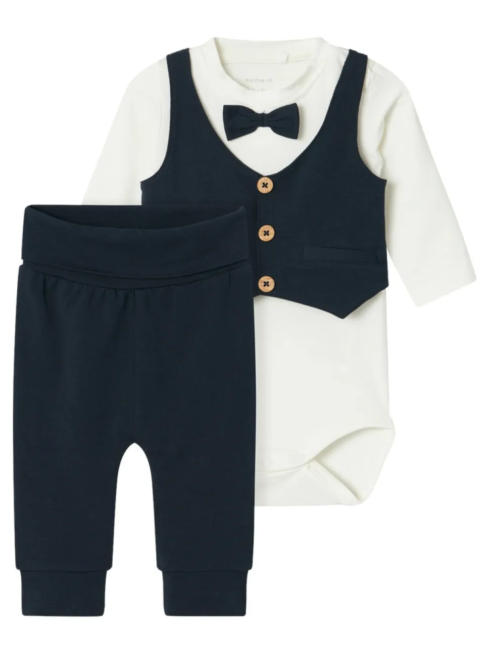 Adam langærmet body sæt noos - DARKSAPPHI