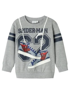 Adam Spider Sweatshirt - Grey Melange