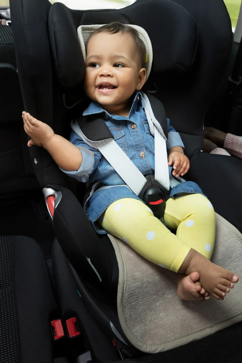 AeroSeat Underlag Autostol 9-18 kg - Antracit Sort