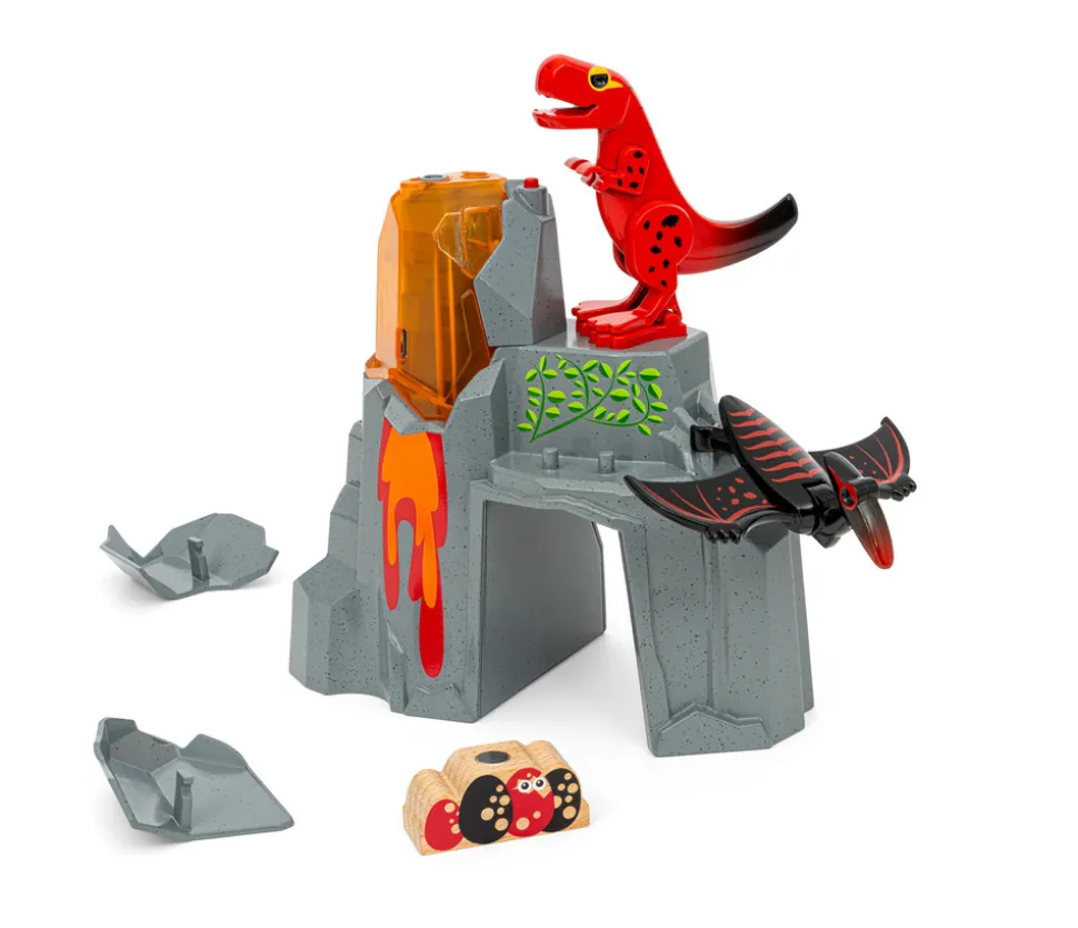 Aktiv vulkan med dinosaurer - FSC®