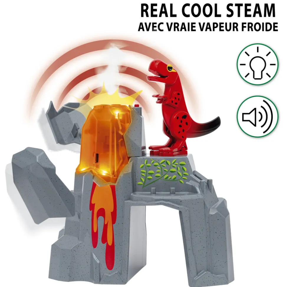 Aktiv vulkan med dinosaurer - FSC®