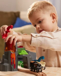 Aktiv vulkan med dinosaurer - FSC®