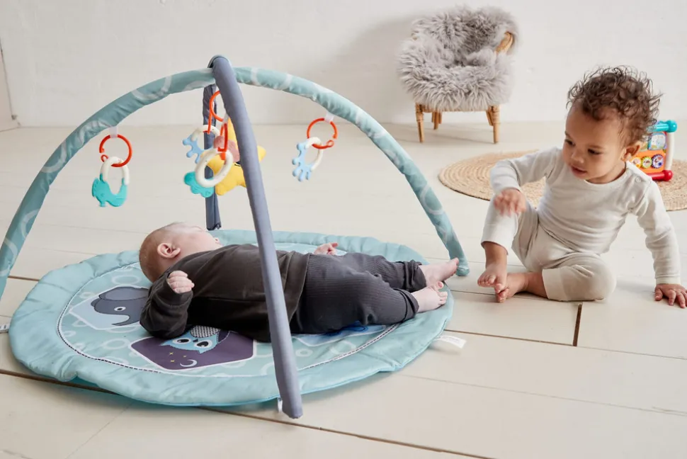 Aktivitetsstativ m. 5 stykker legetøj - ZOO