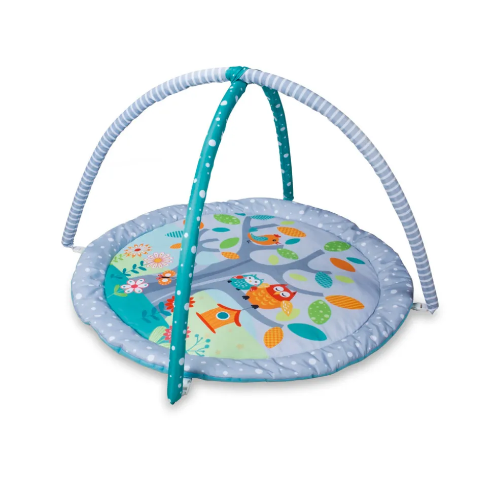 Aktivitetsstativ m. 4 stykker legetøj - Skovtema