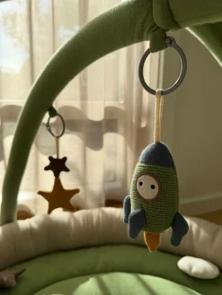 Aktivitetstæppe med blød kant - Space