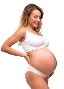 Amme BH Med Gelé Bøjle og Indlæg - Hvid