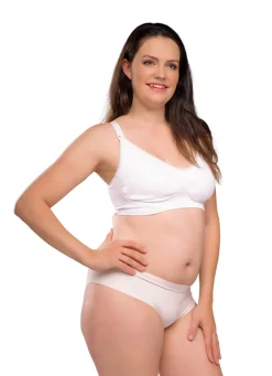 Amme BH Med Gelé Bøjle og Indlæg - Hvid