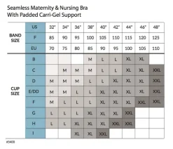 Amme BH Med Gelé Bøjle og Indlæg - Sort