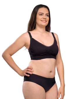 Amme BH Med Gelé Bøjle og Indlæg - Sort