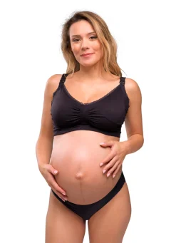 Amme BH Med Gelé Bøjle og Indlæg - Sort