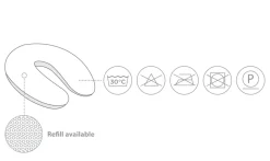 Amme og graviditetspude - grå