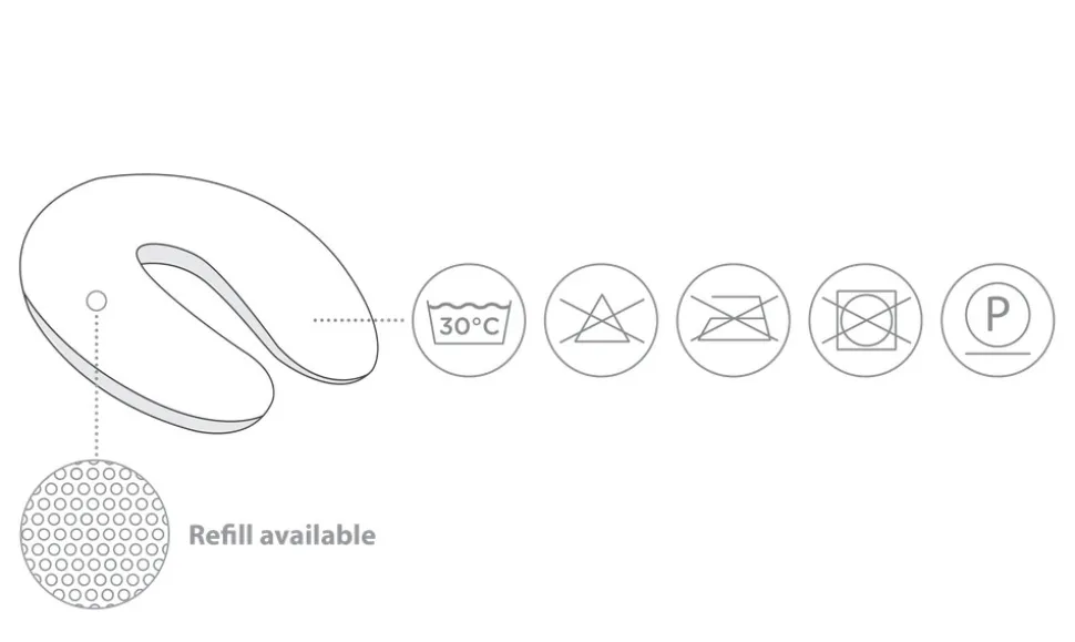 Amme og graviditetspude - grå