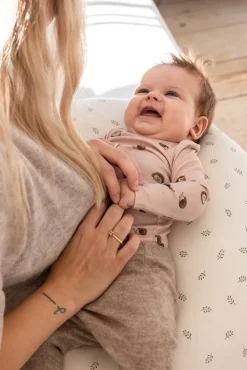 Ammepude, Sophora Leaves, beige/grøn, Kapok