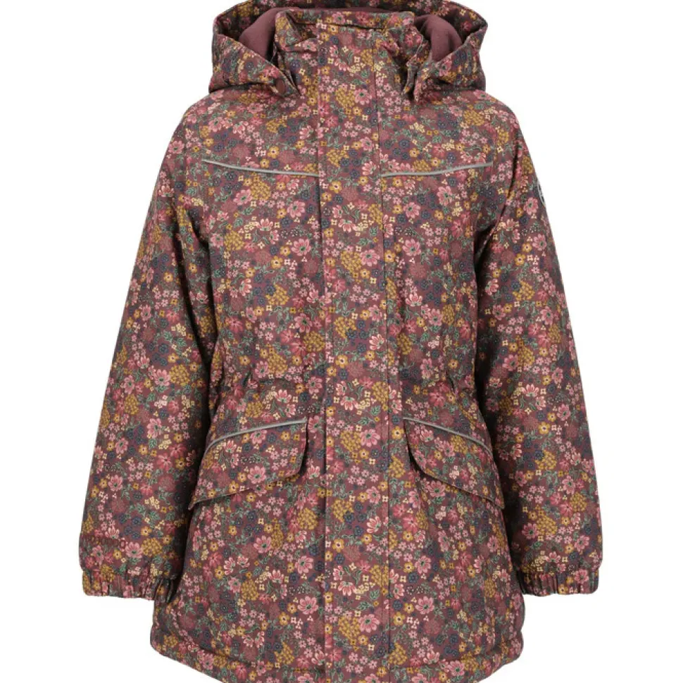 Angelina V2 Printet Parka W-Pro 10000 - Dull gold