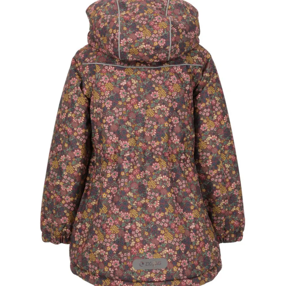 Angelina V2 Printet Parka W-Pro 10000 - Dull gold