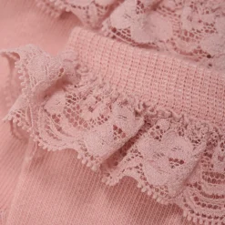 Ankel Strømper m. Blonde 2-pack - Dusty Rose