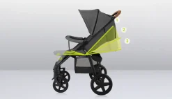 Annet Plus klapvogn - stone caramel