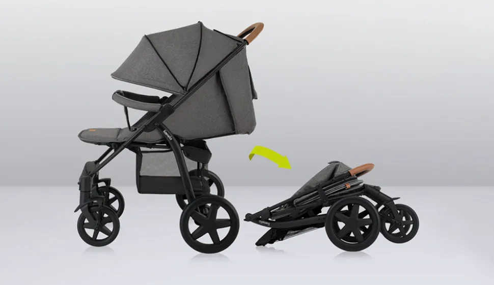 Annet Plus klapvogn - stone caramel