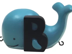 B bogstav med blåhval til navnetog