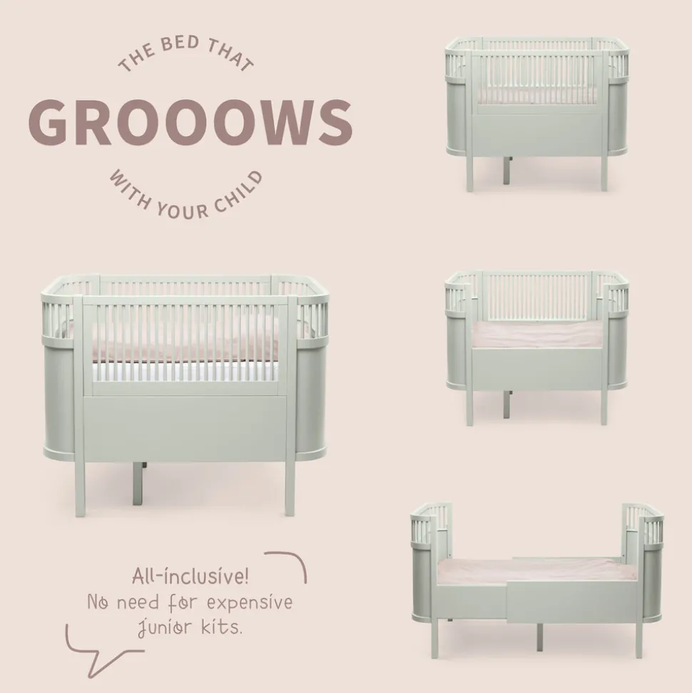 Baby & Jr. seng - mist green - FSC®