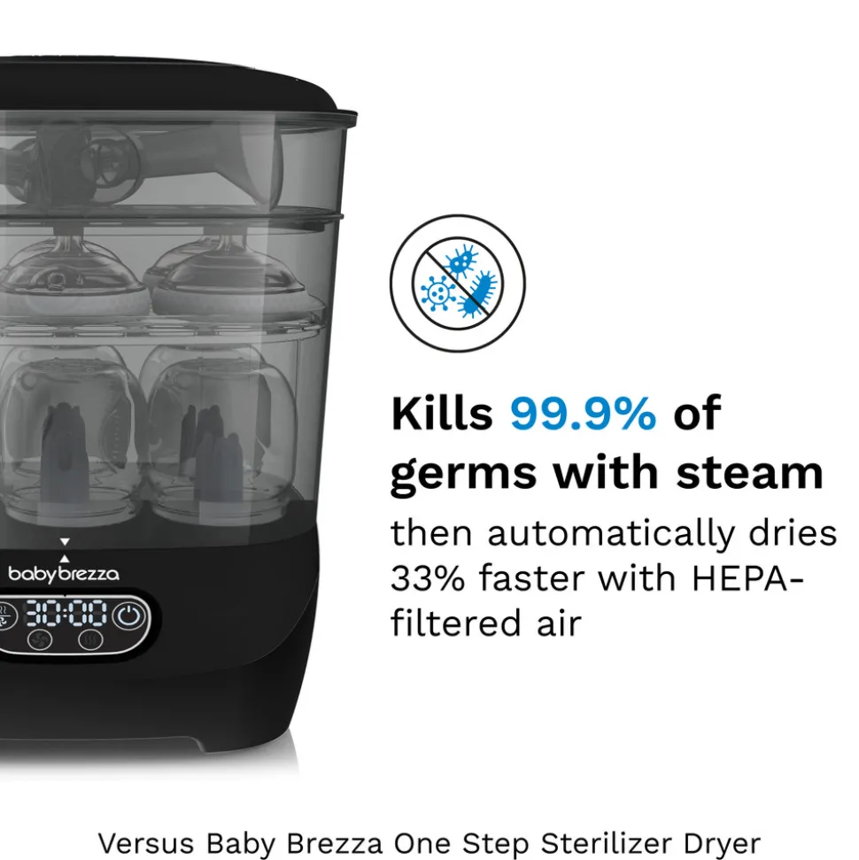 Baby Brezza Sterilizer Dryer Advanced Black