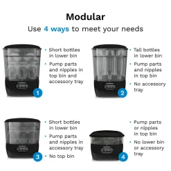 Baby Brezza Sterilizer Dryer Advanced Black