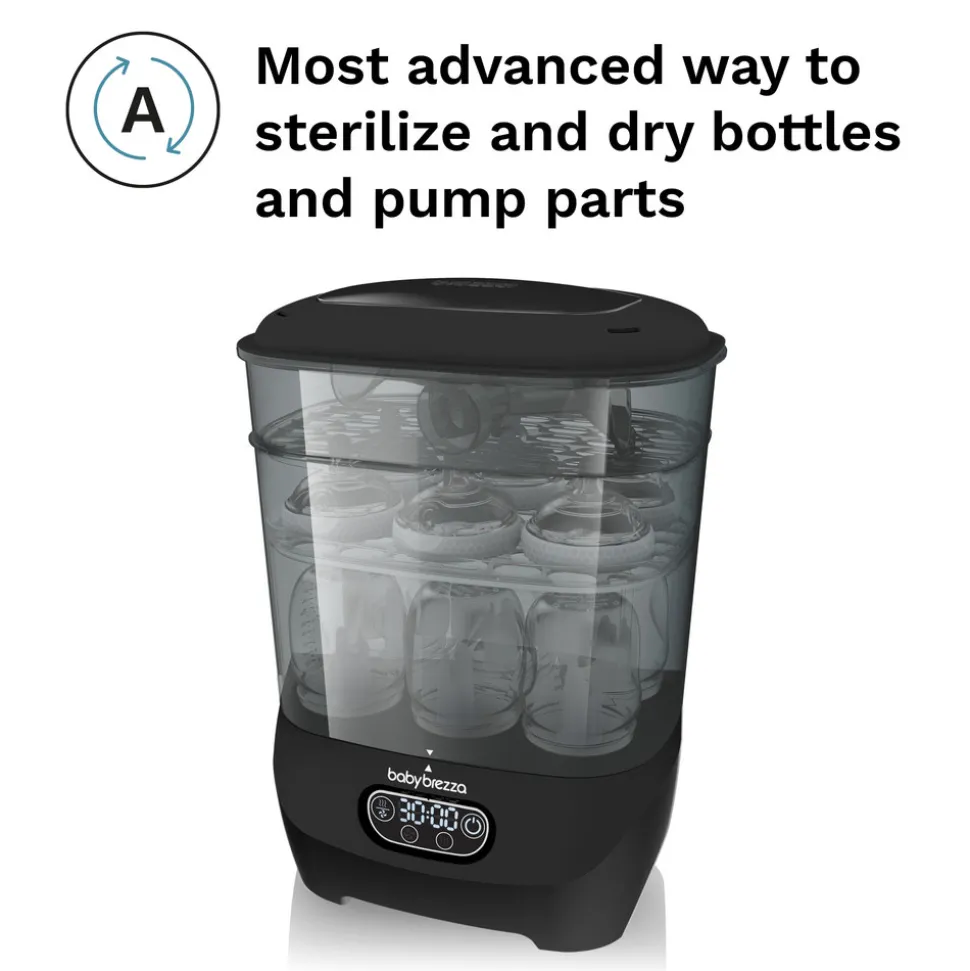 Baby Brezza Sterilizer Dryer Advanced Black