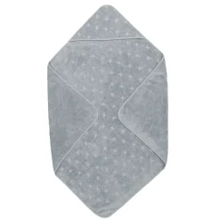 Baby Håndklæde, 100x100 cm - Jasmin blue