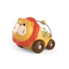 Baby legetøjsbil - løve med konfetti