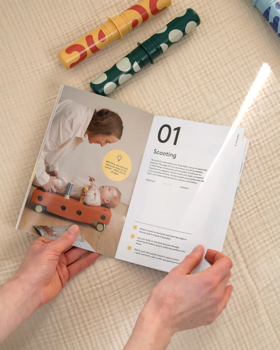 Baby Motoriksæt - Sand Grey / Honey Yellow