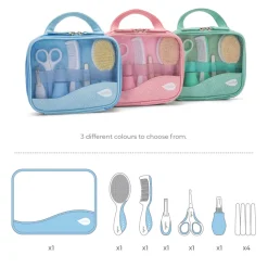 Baby pleje sæt - pink