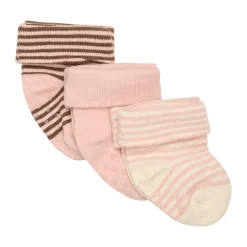 Baby rib strømper - Mahogany Rose