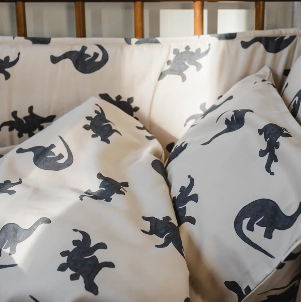 Baby sengetøj - Dino Mono 70x100